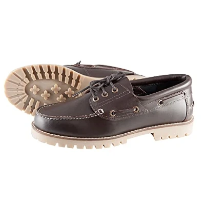 Immagine di PFIFF da Donna per Il Tempo Libero Scarpe in Pelle Tela Scarpe, Donna, Freizeitschuhe Canvas Lederschuhe, Marrone, 36