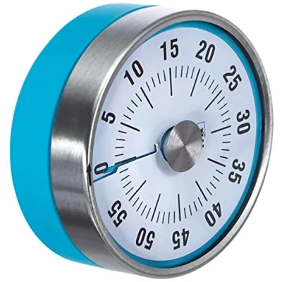 Immagine di TFA Dostmann timer da cucina PUCK, 38.1028.20, per uova magnetico, timer, con indicazione del tempo rimanente, 0 60 minuti, turchese
