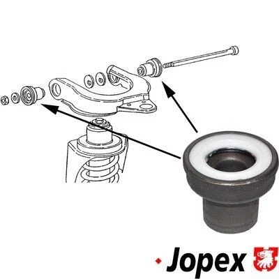 Immagine di JP GROUP 1140201000 Silent Block CLASSIC Assale anteriore Sx, Dx, Superiore Braccio trasversale oscillante