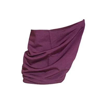 Immagine di Jasmine Silk Passamontagna tubolare scaldacollo in seta pura seta/sciarpa, Borgogna, Taglia unica