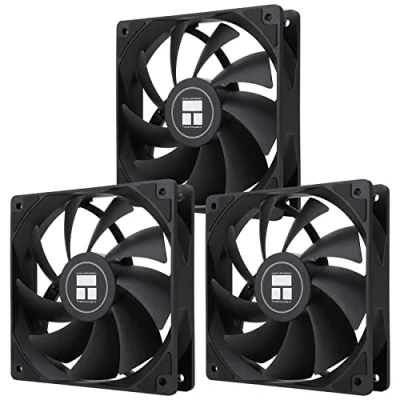 Immagine di Thermalright TL C12C X3 ventola per CPU da 120 mm, computer PWM Silent con cuscinetto S FDB incluso, fino a 1550 RPM (3 pezzi)