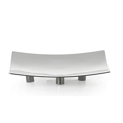Immagine di Gedy Perth saponetta, Misure e Peso: 2X11,8X11,8 CM &amp; 0,18 kg, Porta Sapone Solido Realizzato in Acciaio Inox, Finitura cromata, Design R&amp;S, 2 Anni di Garanzia, Unica