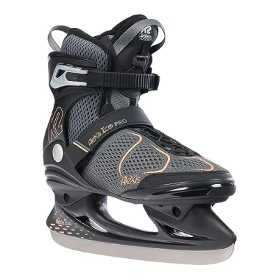 Immagine di K2 Alexis Ice PRO, Pattini da Ghiaccio Donna, Nero Antracite Corallo, EU: 38 (UK: 5 / cm: 24.5
