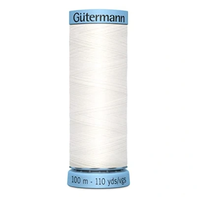 Immagine di S 303 seta (800) 100 m Gütermann bianco