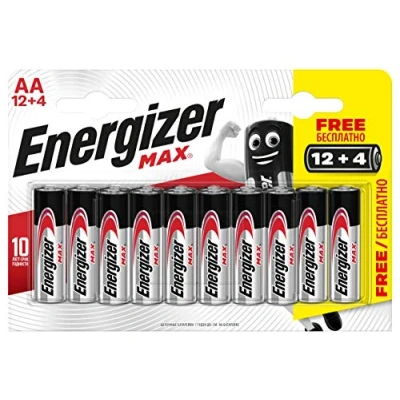 Immagine di Energizer ENR Max Alk AA BP16 12+4 BR