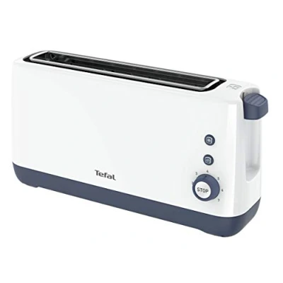 Immagine di TEFAL Toaster Minim TL302110 Griglia per pane compatta con fessura, colore: Bianco
