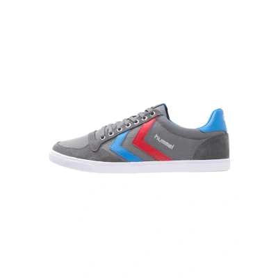 Immagine di Hummel Slimmer Stadil Sneakers basse, Taglia: 38, Castle rock/ribbon red/bril blue Pelle e tessuto