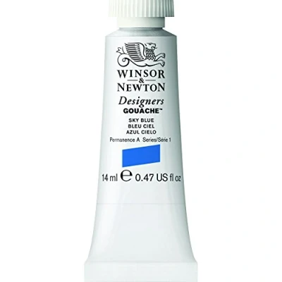 Immagine di Winsor &amp; Newton Designers Gouache, 14 ml Blu Cielo