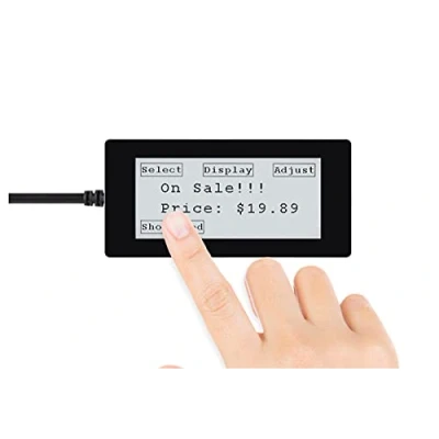 Immagine di 2.9 pollici E Paper Ink Touch Display per Raspberry Pi Pico 296x128 Due Colori epaper Modulo Supporto a 5 Punti Aggiornamento Parziale 3.3V Interfaccia SPI/I2C