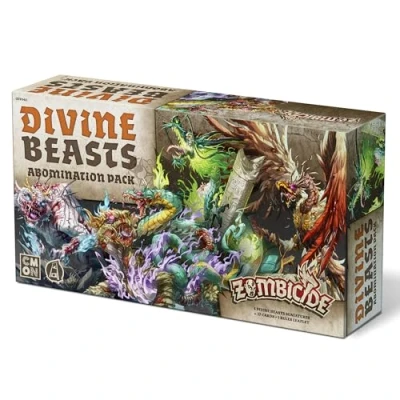 Immagine di Zombicide White Death: Divine Beasts Abomination Pack Espansione creature mitiche, gioco cooperativo di strategia con miniature da tavolo, età 14+, 1 6 giocatori, ora gioco, realizzato CMON