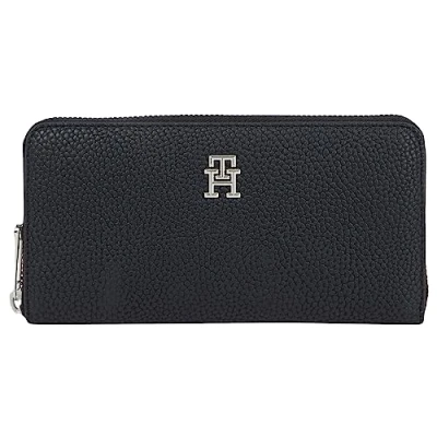 Immagine di Tommy Hilfiger Emblem Large Portafoglio, Donna, Taglia: One Size, Black