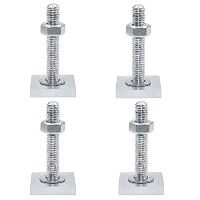 Immagine di Nuyoah Adattatore per Binario a T Track Kit Viti Scorrevoli Acciaio Inossidabile Vite m6 x 35 mm con Dadi e Rondelle Supporto 6pcs 20 (4)