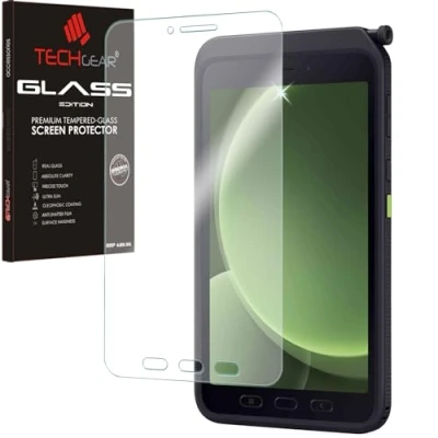 Immagine di TECHGEAR Pellicola protettiva in vetro temperato antiriflesso per Galaxy Tab Active 5 da 8&quot;, durezza 9H, antigraffio, senza bolle, realizzata Samsung SM X300 / X306
