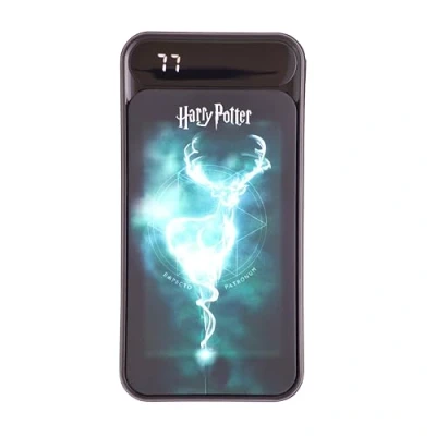 Immagine di WONDEE Harry Potter Caricabatterie portatile, batteria esterna 10.000 mAh, con luce LED effetto Patronus Powerbank compatibile tutti gli smartphone, iPhone, tablet, iPad e altro