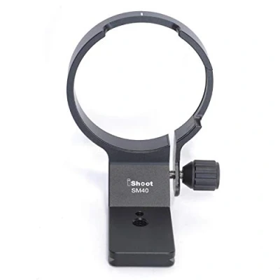 Immagine di iShoot Anello di montaggio per treppiede Collare obiettivo compatibile con Sigma 40mm f/1.4 DG HSM Art Lens EF F FE Mount, Porta Staffa Supporto Lenti è Arca Swiss Piastra a Sgancio Rapido