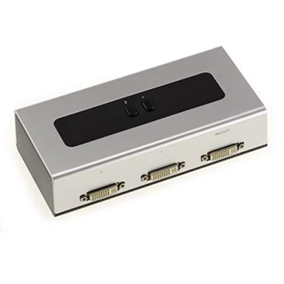 Immagine di KALEA INFORMATIQUE Splitter video DVI di tipo switch per instradare 1 ingresso a 2 uscite o ingressi uscita.