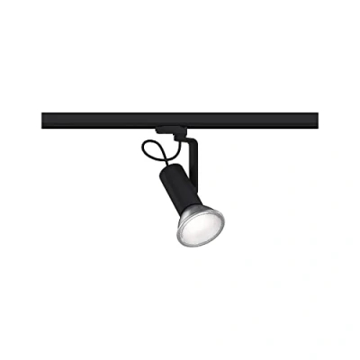 Immagine di Paulmann 95411 Sistema ProRail3 Apol II E27 Max. Binario da soffitto in Metallo e plastica, 50 W, 230 V, Colore: Nero