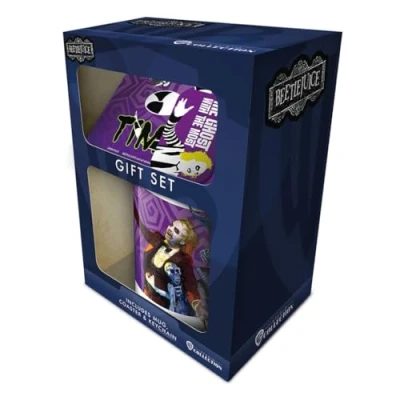 Immagine di Pyramid International Beetlejuice Set regalo con tazza, sottobicchiere e portachiavi The Ghost with Most, 312 ml, ideale da collezione per i fan, taglia unica