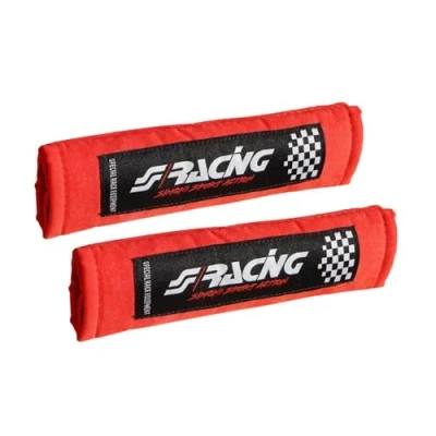 Immagine di Simoni Racing CC2/R V Cuscino per cintura di sicurezza Rosso Microfibra
