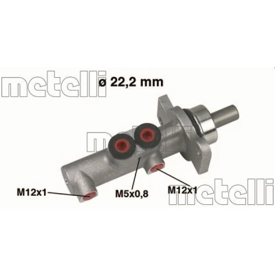Immagine di METELLI 05 0423 Pompa Freno 22,20 Alluminio CITROËN: C3 I Hatchback, Pluriel, C2 Hatchback