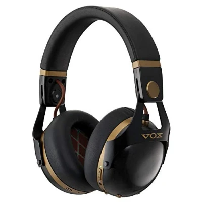 Immagine di Vox VH Q1 Cuffie Smart Noise Cancelling per chitarristi, colore: Nero/Oro, UNICA