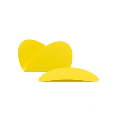Immagine di Alessi ABI09S Y Ellipse Set Composto da Due Contenitori in Acciaio Colorato con Resina Epossidica, Giallo