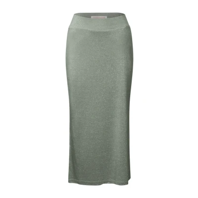 Immagine di Street One A361768 Gonna Glitterata, Dusty Milky Green, 42W Donna
