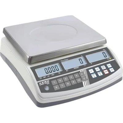 Immagine di Kern CPB 30K0.5N SR Bilancia contapezzi Portata max. 30 kg Risoluzione 0.5 g rete elettrica Argento