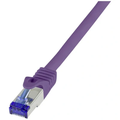 Immagine di LogiLink C6A089S RJ45 CAT 6A S/FTP 7.50 m Violetto 1 pz.