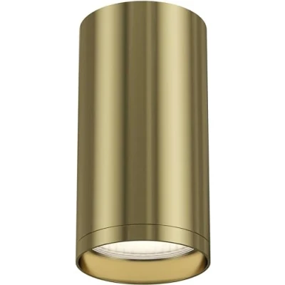 Immagine di MAYTONI Moderna lampada da soffitto Spot, Faretto, Cilindro, Alluminio, Design basic, Colore bronzo, per 1 lampadina GU10, 10W non incl. cucina, soggiorno, camera letto