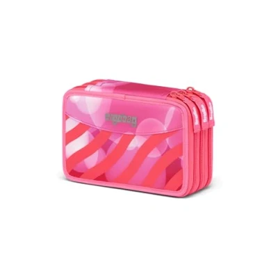 Immagine di ergobag Astuccio maxi set da 40 pezzi, matite colorate e pennarelli Lyra, scomparto per monete, righello, forbici WonBearful Unicorn Pink