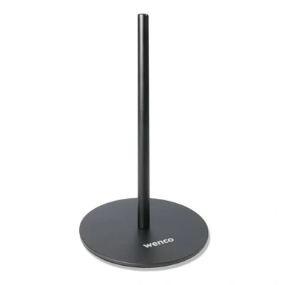 Immagine di wenco portarotolo da cucina in acciaio Elegante per ruote comuni Stabile porta carta con facile montaggio Design durevole ogni cucina, nero