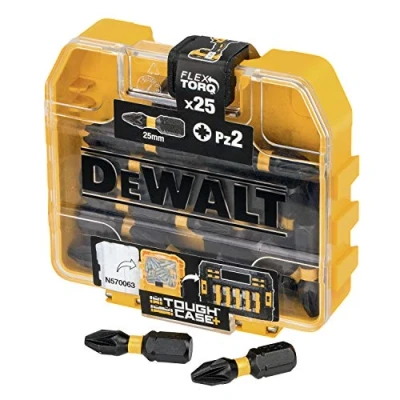 Immagine di DEWALT DT70556T QZ Set PZ2 25mm, Multicolore (Nero/Giallo), 2,5 x 5,5 3 cm