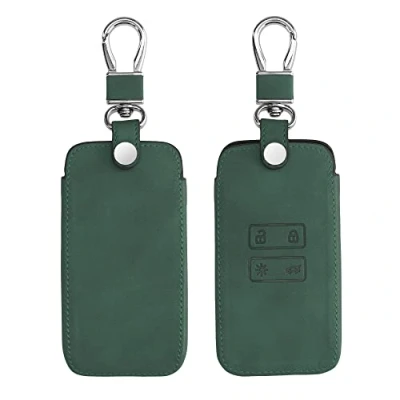 Immagine di kwmobile Cover copri chiave compatibile con Renault 4 tasti Smart Key (solo Keyless Go) Guscio protettivo chiavi auto in pelle PU Nabucco per telecomando macchina