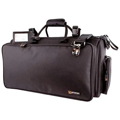Immagine di Protec C248 Deluxe Custodia per 3 trombe, colore nero