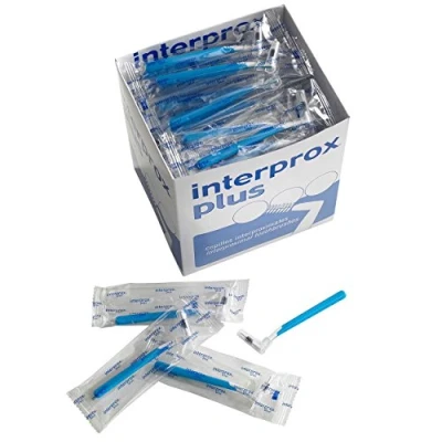 Immagine di Interprox Plus Spazzole interdentali, confezione da 100 pezzi, colore: Blu conico