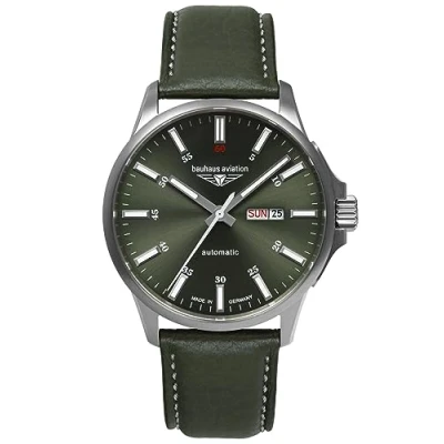Immagine di Bauhaus, Orologio da polso, Zegarek Aviation 2866 4, automatico, Argento, (42 mm)