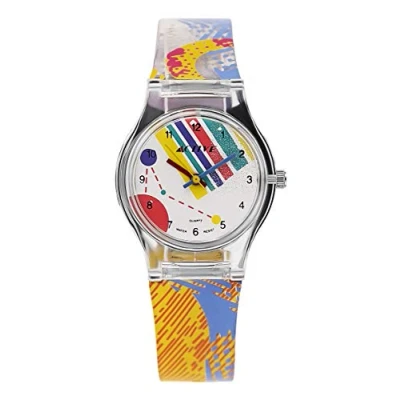 Immagine di Active Act 001 Orologio da Polso al Quarzo, Analogico, Unisex Bambini, Plastica, Giallo/Blu