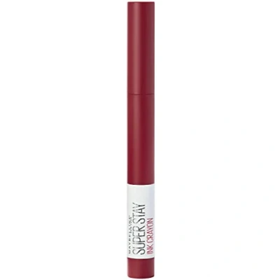 Immagine di MAYBELLINE New York Rossetto Matita SuperStay Ink Crayon Colore Matte a Lunga Tenuta, 50 Own Your Empire