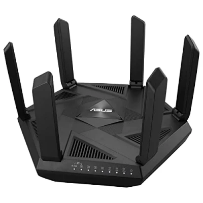 Immagine di ASUS AXE7800 Router estendibile con Mobile Tethering, alternativa ai 4G 5G Tri band WiFi 6E (802.11ax), 6GHz 2.5G, Safe Browsing, AiProtection Pro, Parental Control, Link Aggregation