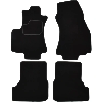 Immagine di MAMMOOTH A041 OPL315 PRM 01 Set tappetino Tessile anteriore e posteriore 4 nero OPEL: Zafira A
