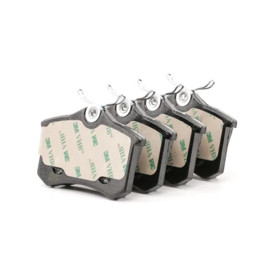Immagine di metelligroup 22 0100 1 Pastiglie Freno Anteriori E Posteriori, Made in Italy, Pezzo di Ricambio per Auto/Automobile, Kit da 4 Pezzi, Certificate ECE R90, Prive Rame