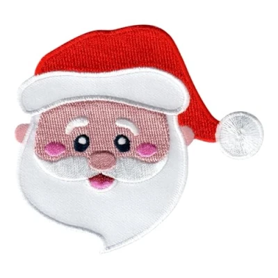 Immagine di PatchMommy Toppa Termoadesiva Babbo Natale Patch Ricamate per Ferro da Stiro o Cucire Toppe Adesive Vestiti, Applicazioni Tessuti Bambini