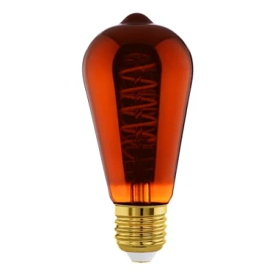 Immagine di EGLO Lampadina LED ST64 E27 4W 2.000K filamenti rame