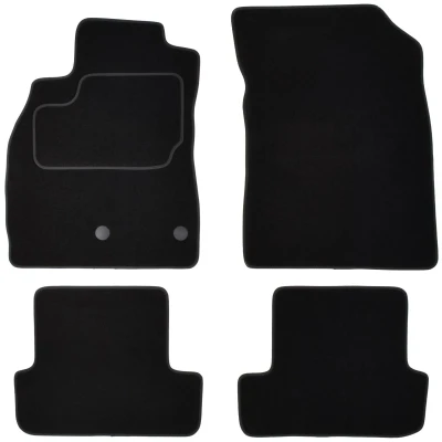 Immagine di MAMMOOTH A041 RNT360 PRM 01 Set tappetino Tessile anteriore e posteriore 4 nero RENAULT: MEGANE 3