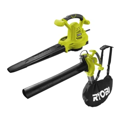 Immagine di Ryobi RBV2800CSV Soffiatore aspiro trituratore elettrico 2800 W 2 in 1 verde