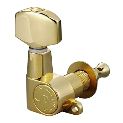 Immagine di Schaller® »M6 MINI SMB SP TUNING MACHINES 3L/3R« Set di meccaniche per chitarra elettrica Colore: Oro