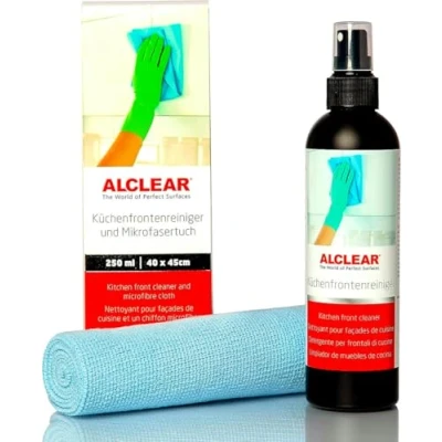 Immagine di ALCLEAR Detergente Frontale Cucina 250 ml e waffelallrounder, Poliestere, Nero/Blu, 1 Stück (1er Pack)