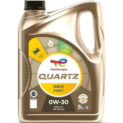 Immagine di TERAM LOISIRS Olio Automobile TOTAL QUARTZ INEO FIRST 0 W 30 Diesel 5 litri (PSA B712312)