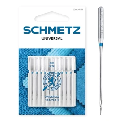 Immagine di SCHMETZ Aghi per macchine da cucire 10 universali 130/705 H Spessore dell&#039;ago 70/12 utilizzabile su tutte le comuni uso domestico